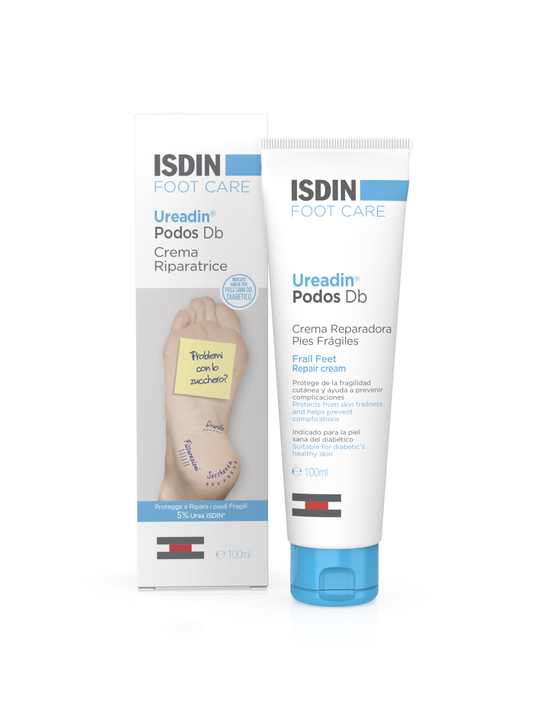 Isdin Ureadin Podos Db Cream Crema Piedi per Diabetici 100 ml