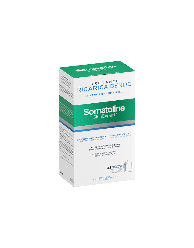 Somatoline Skin Expert Bende Snellenti Drenanti Kit Ricarica