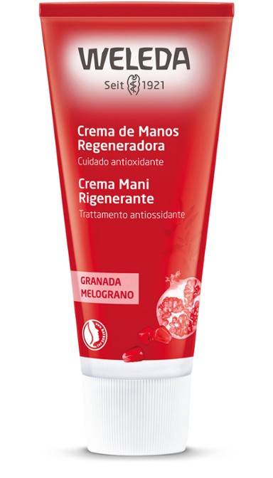 Weleda Crema Mani Melograno Rigenerante Antimacchie 50 Ml