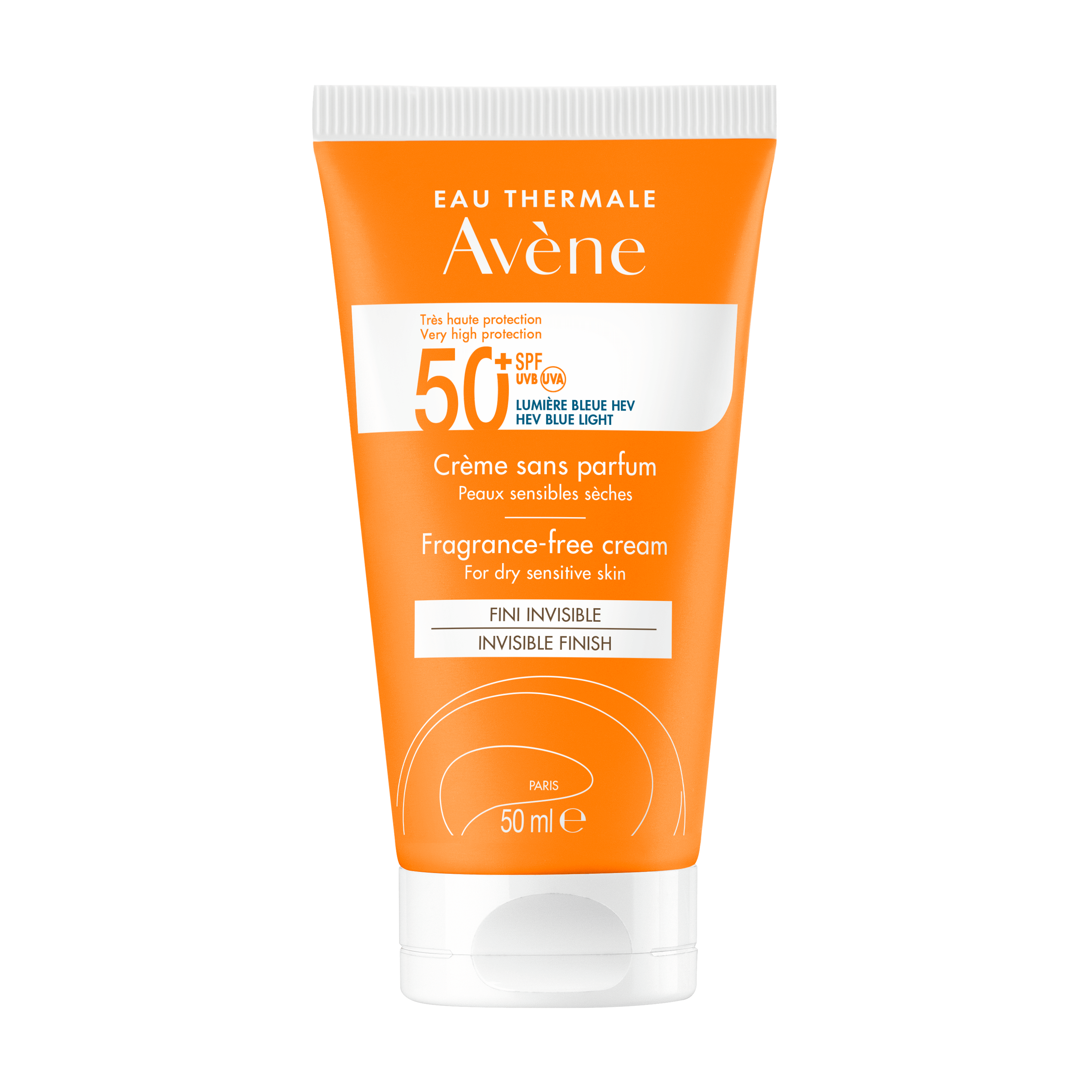 Avène Crema Senza Profumo SPF 50+ Solare Viso 50 ml