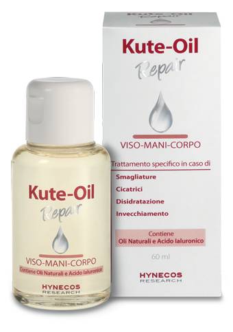 Hynecos Kute Oil Repair Trattamento Intensivo di Smagliature, Cicatrici, Disidratazione, Invecchiamento Cutaneo