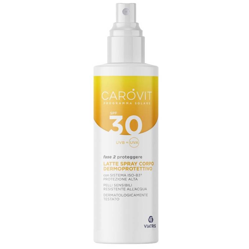 Carovit Programma Solare Latte Spray Corpo Dermoprotettivo Spf 30 200 ml