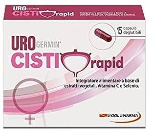 Urogermin Cisti Rapid Drenante per il benessere delle vie urinarie 15 Capsule Deglutibili