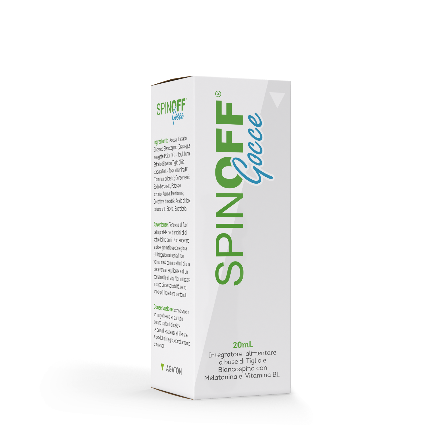 Agaton Spinoff Integratore per il Rilassamento Gocce 20 Ml