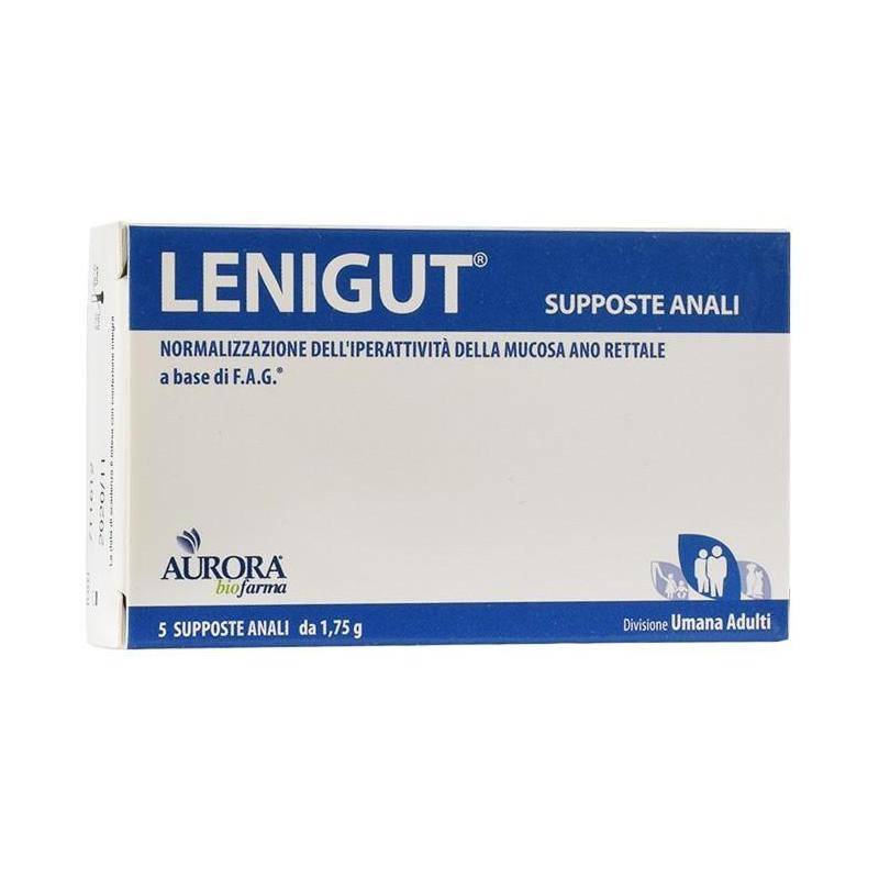 Lenigut Supposte Anali Contro Irritazioni Mucosa Anale 5 Pezzi