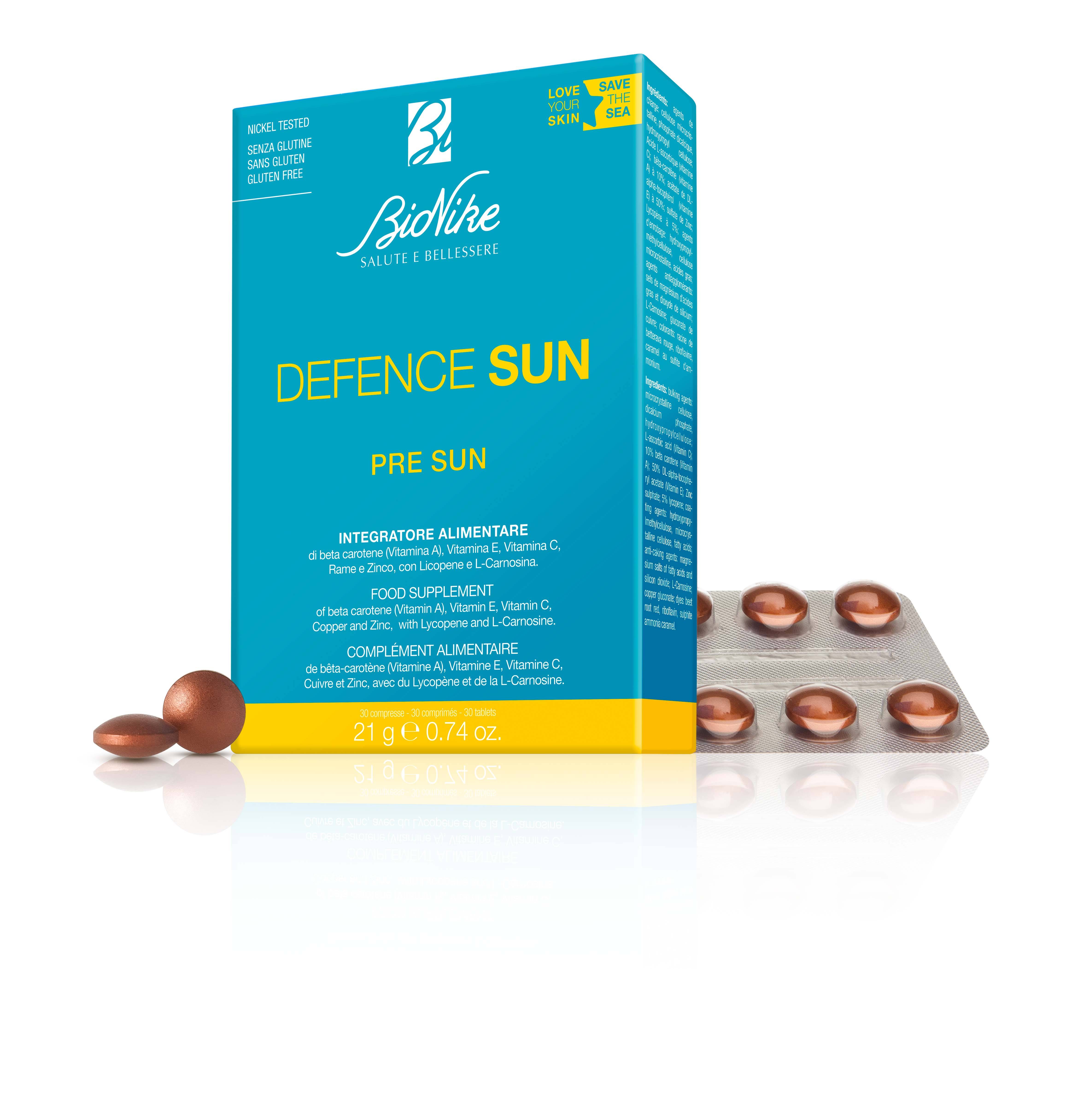 Bionike Defence Sun Pre Sun Integratore Fotoprotezione 30 compresse