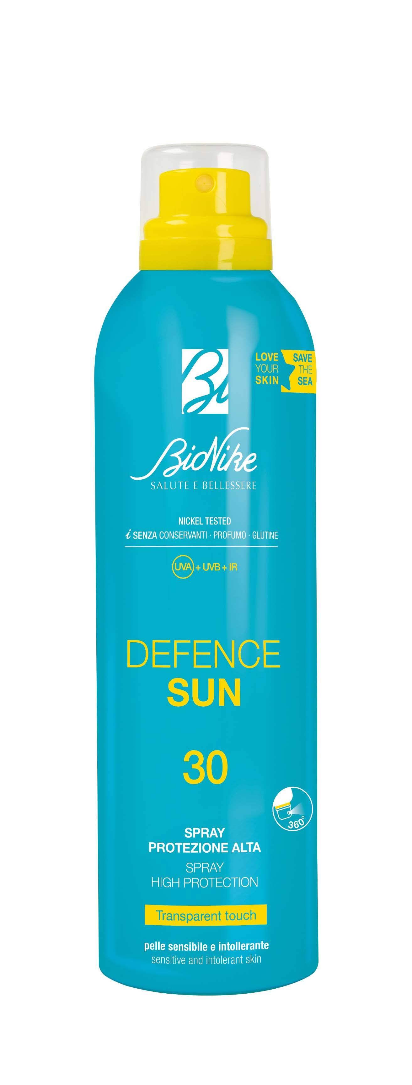 Bionike Defence Sun Spray Spf 30 Transparent Touch 200 ml