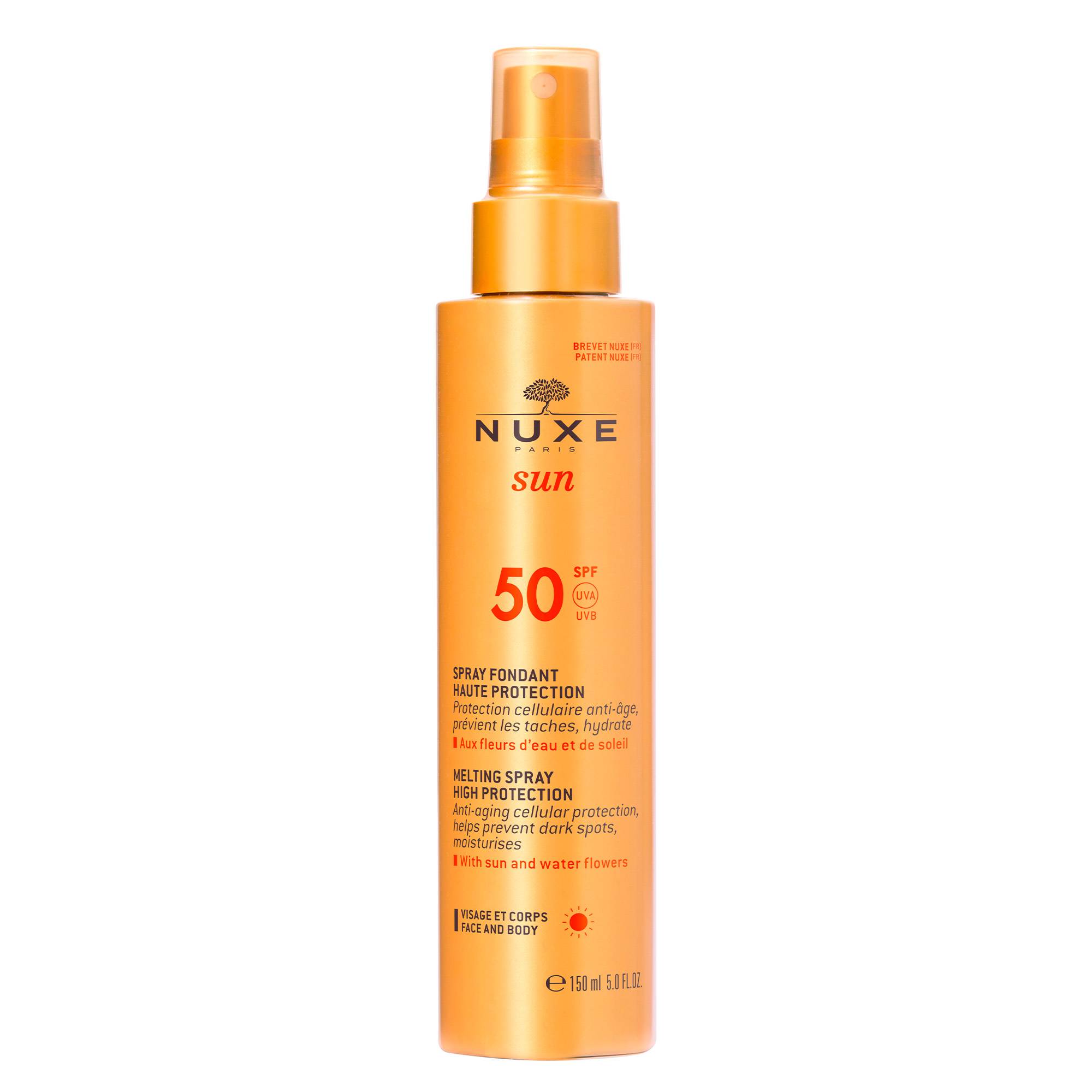 Nuxe Sun Spray Solare Viso E Corpo Alta Protezione SPF50 150ml