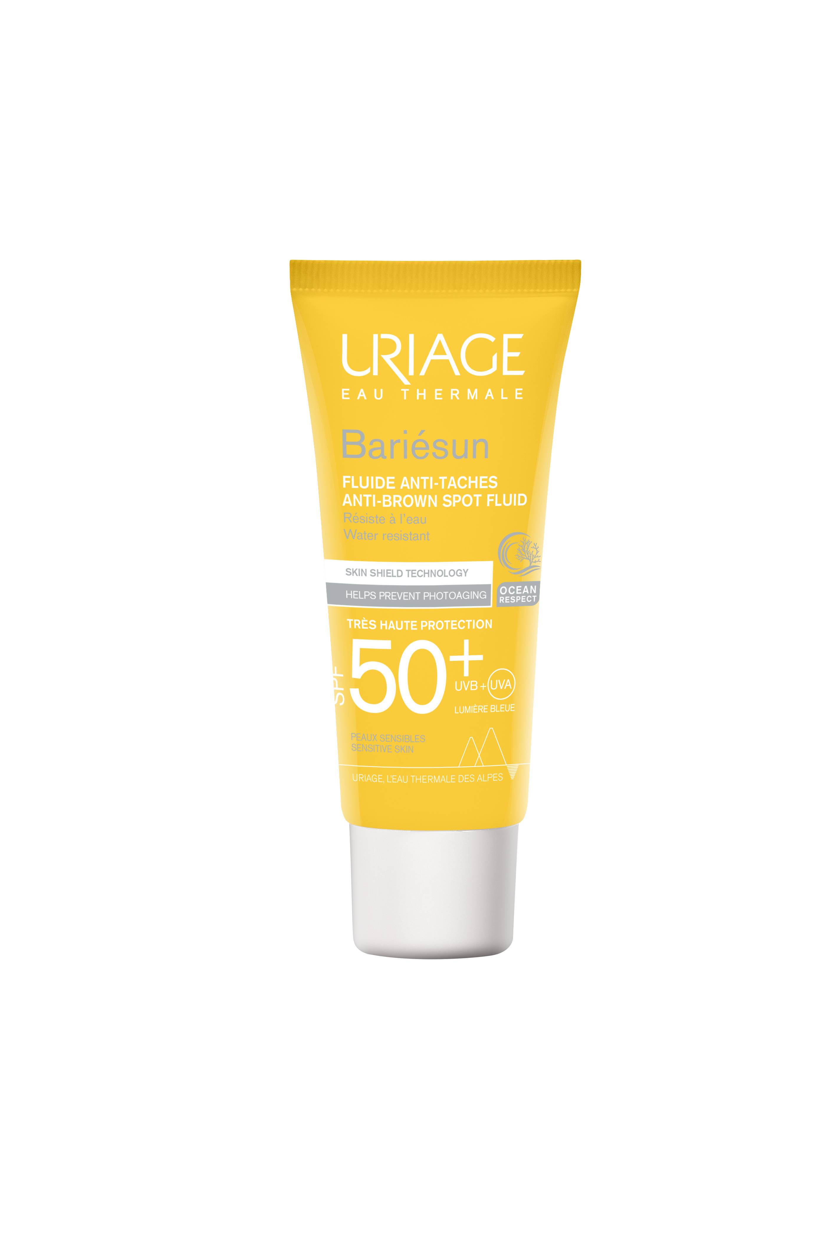 Uriage Bariésun Fluido Anti Macchie SPF50+ Senza Profumo Viso 40 ml