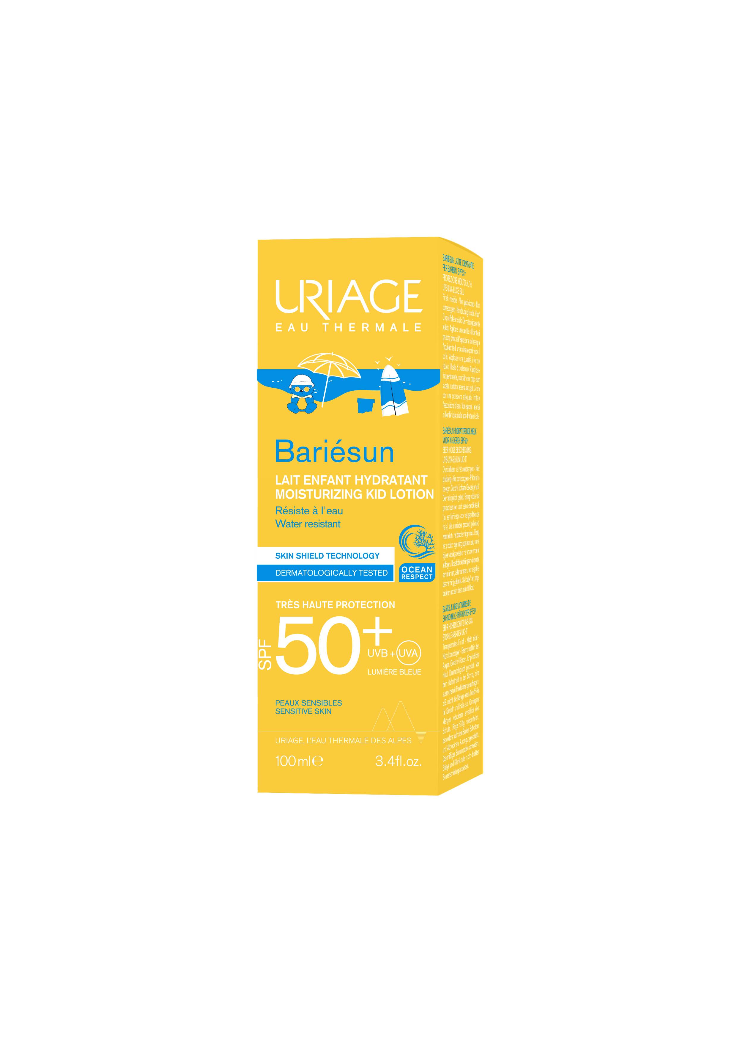 Uriage Bariésun Latte Idratante Bambini SPF50+ Senza Profumo Viso e Corpo 100 ml