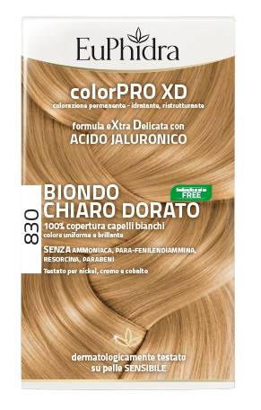 Euphidra Colorpro XD Gel Colorante Capelli 830 Biondo Chiaro Dorato