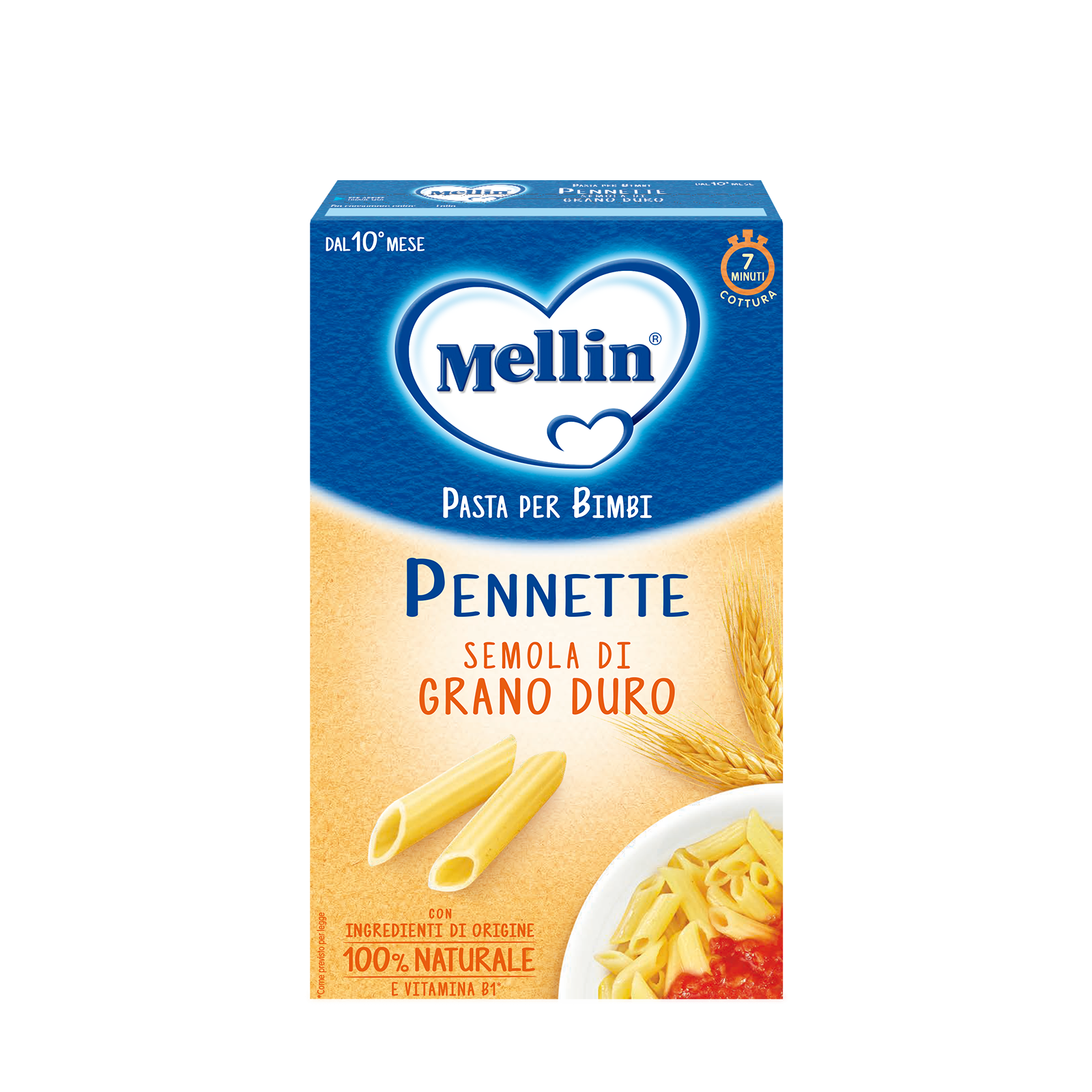 Mellin Pennette 100% Semola di Grano Duro 280 G