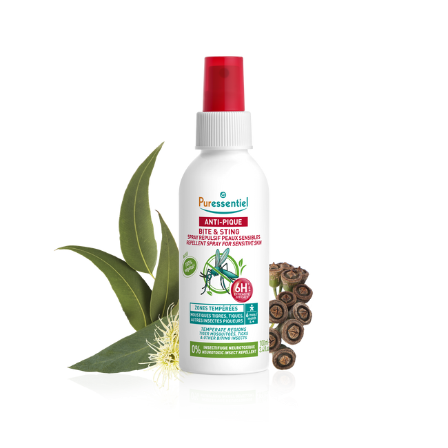 Puressentiel Spray Repellente Antizanzare Per Pelli Sensibili 100 ml