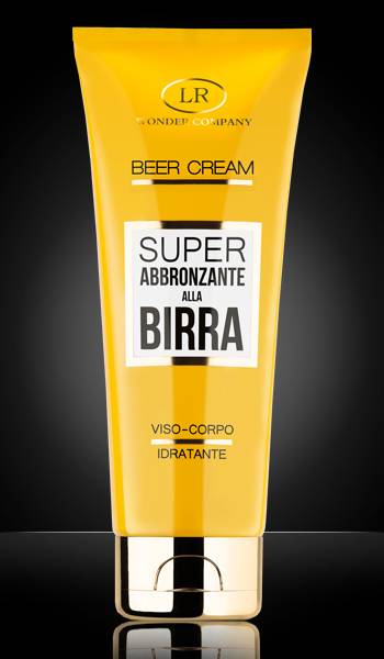 Beer Cream Crema super abbronzante alla Birra per viso e corpo 100 ml