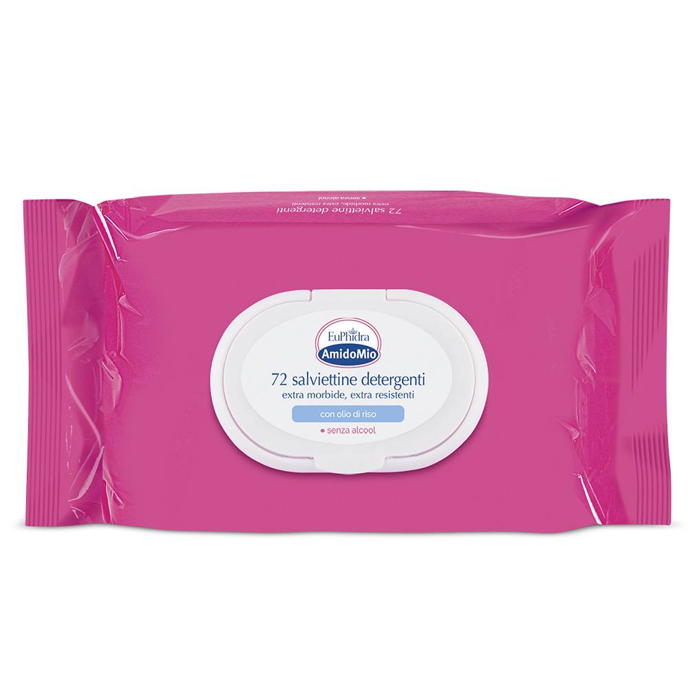 Euphidra AmidoMio Salviettine Detergenti per Bambini 72 pezzi