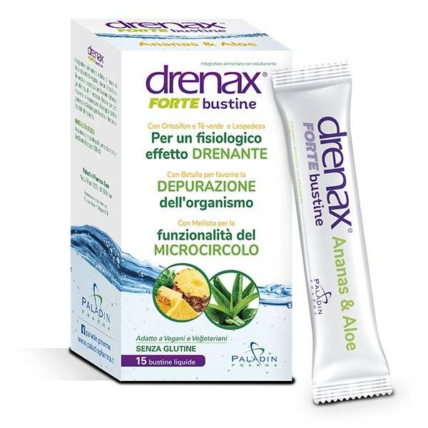 Drenax Forte Mirtillo & Uva Integratore Depurativo 15 stick