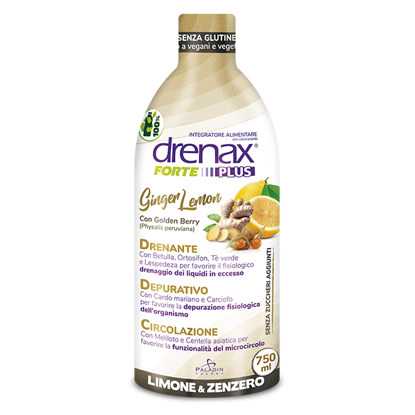 Drenax Forte Ginger Lemon PLUS Integratore Drenante 750 ml
