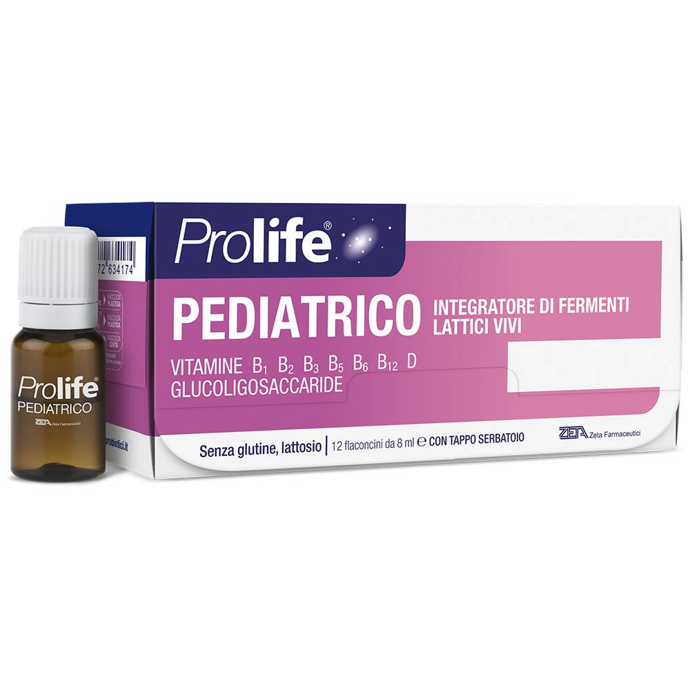 Prolife Pediatrico Integratore di Fermenti Lattici 12 flaconcini