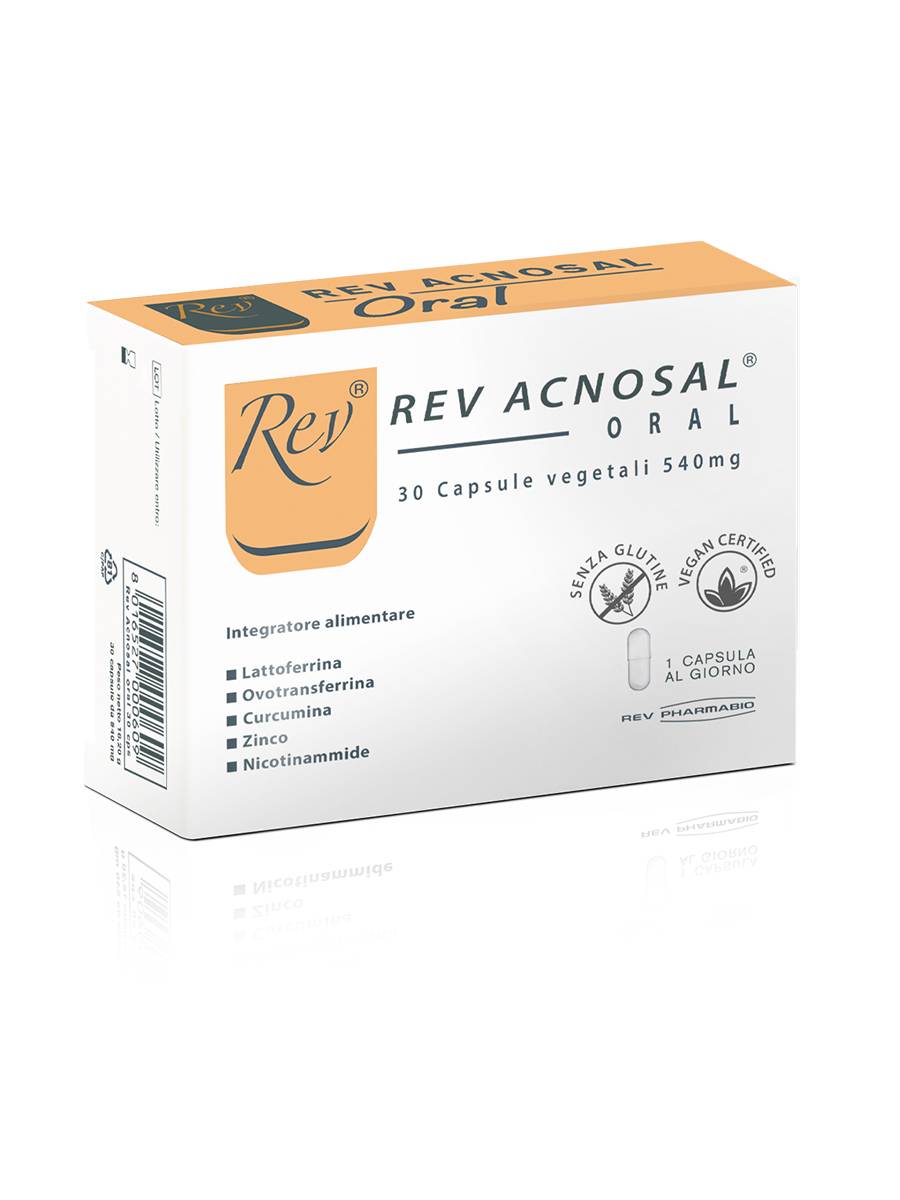 Pharmabio Rev Acnosal Integratore Contro Acne 30 capsule