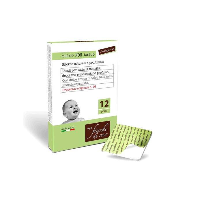 Fiocchi Di Riso Talco Non Talco Cerotti Profumati 12 Pezzi