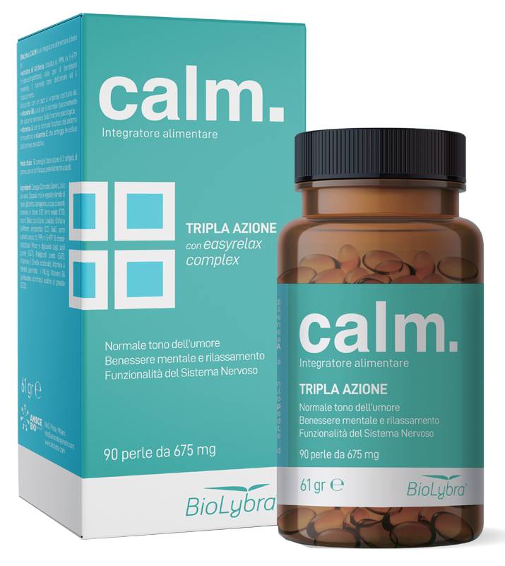 BioLybra Calm. Integratore Benessere Mentale 90 perle