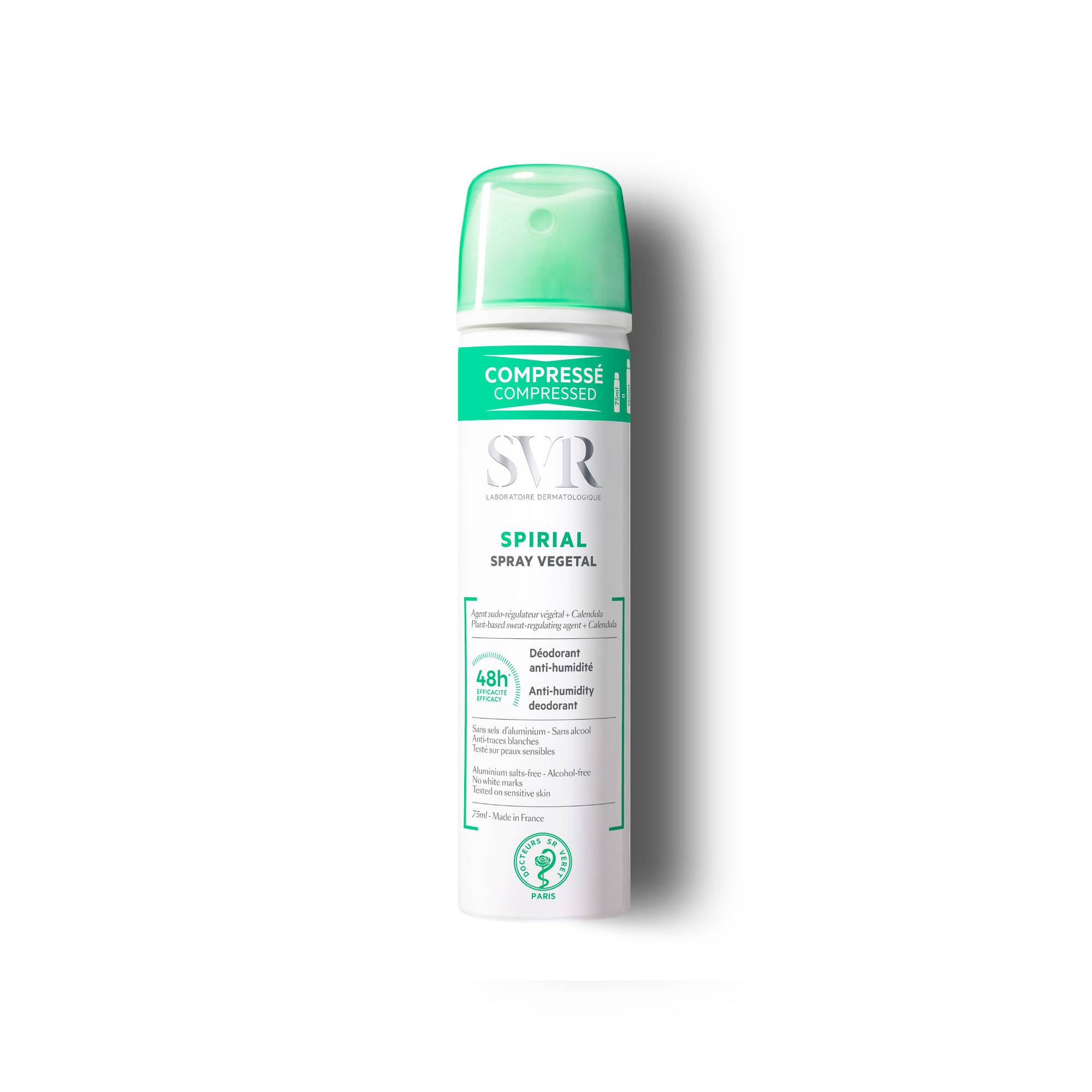 SVR Spirial Spray Vegetal Deodorante Anti - Umidità 75 ml