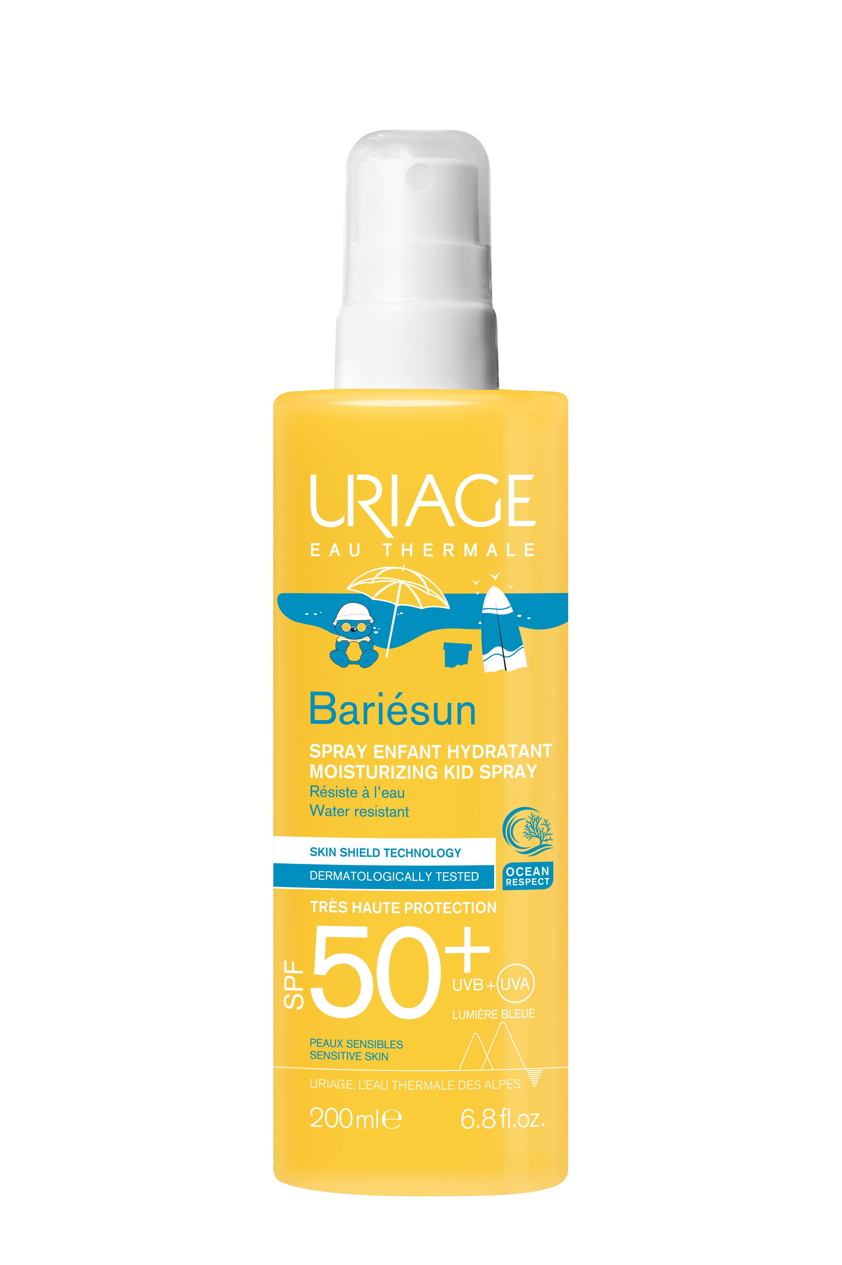 Uriage Bariésun Spray Bambini Spf50+ Viso e Corpo 200 ml