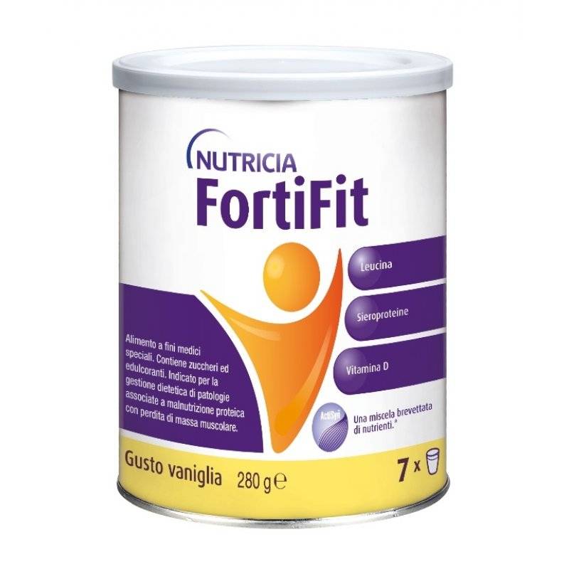Nutricia Fortifit Vaniglia Integratore per il Recupero Muscolare 280 G