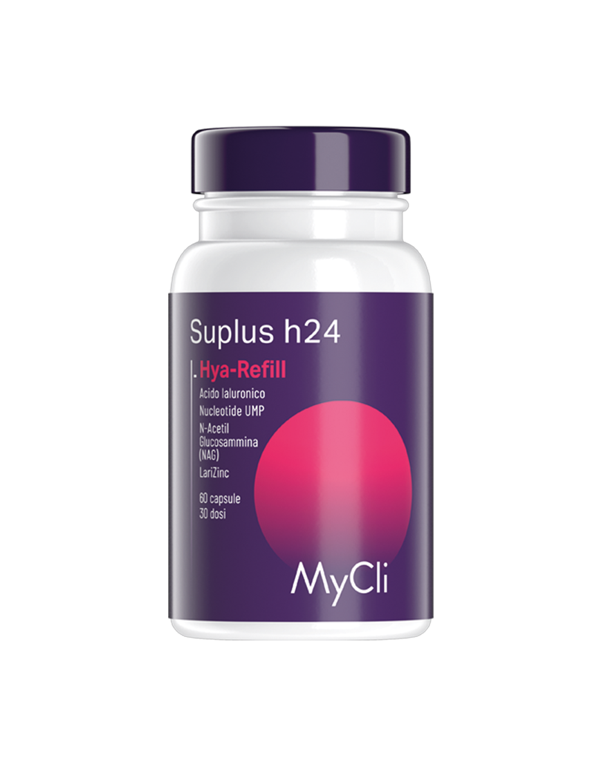 MyCli Suplus h24 Hya - Refill Integratore Tonicità ed Idratazione della Pelle 60 capsule