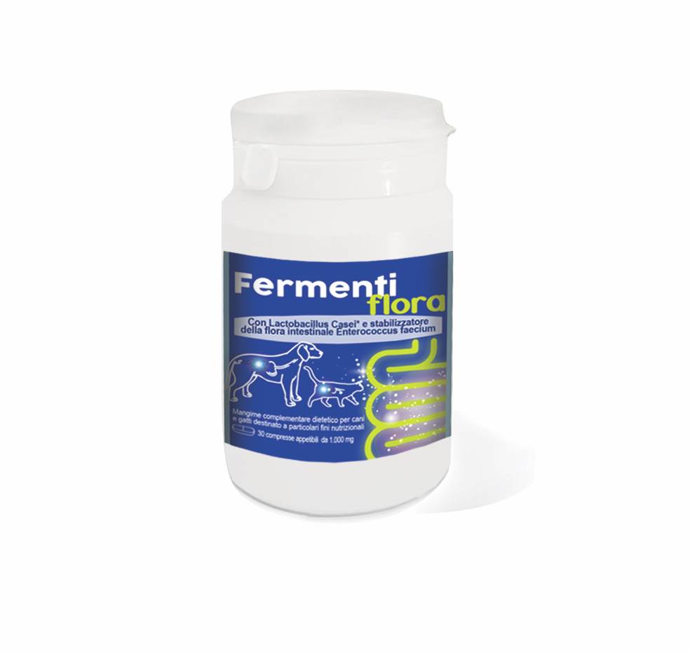 Petformance Fermenti Flora Fermenti Lattici per Cani e Gatti 30 Compresse