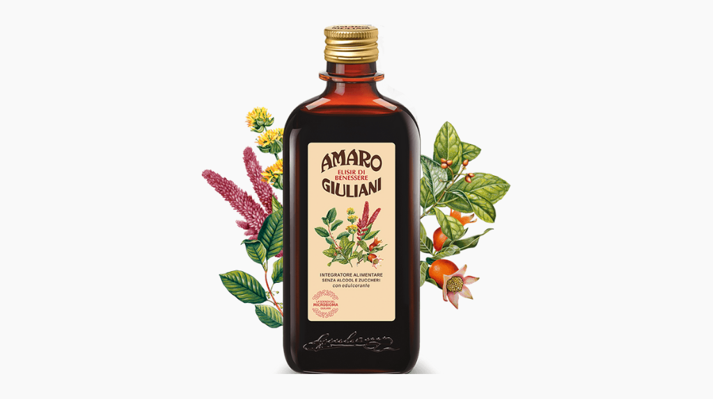 Amaro Giuliani Elisir di Benessere per Problemi Intestinali 300 ml