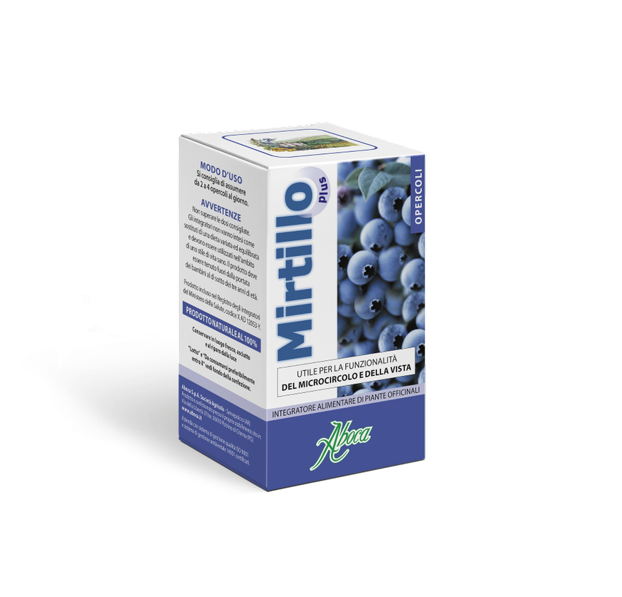 Aboca Mirtillo Plus Opercoli per Microcircolo e Vista
