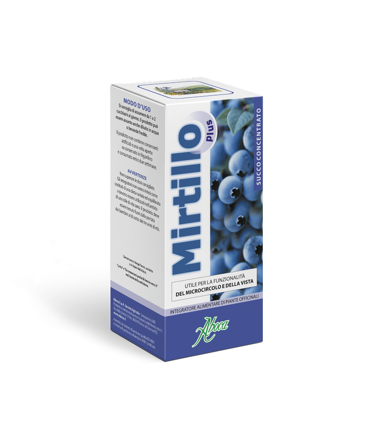 Aboca Mirtillo Plus Succo Concentrato per Microcircolo e Vista