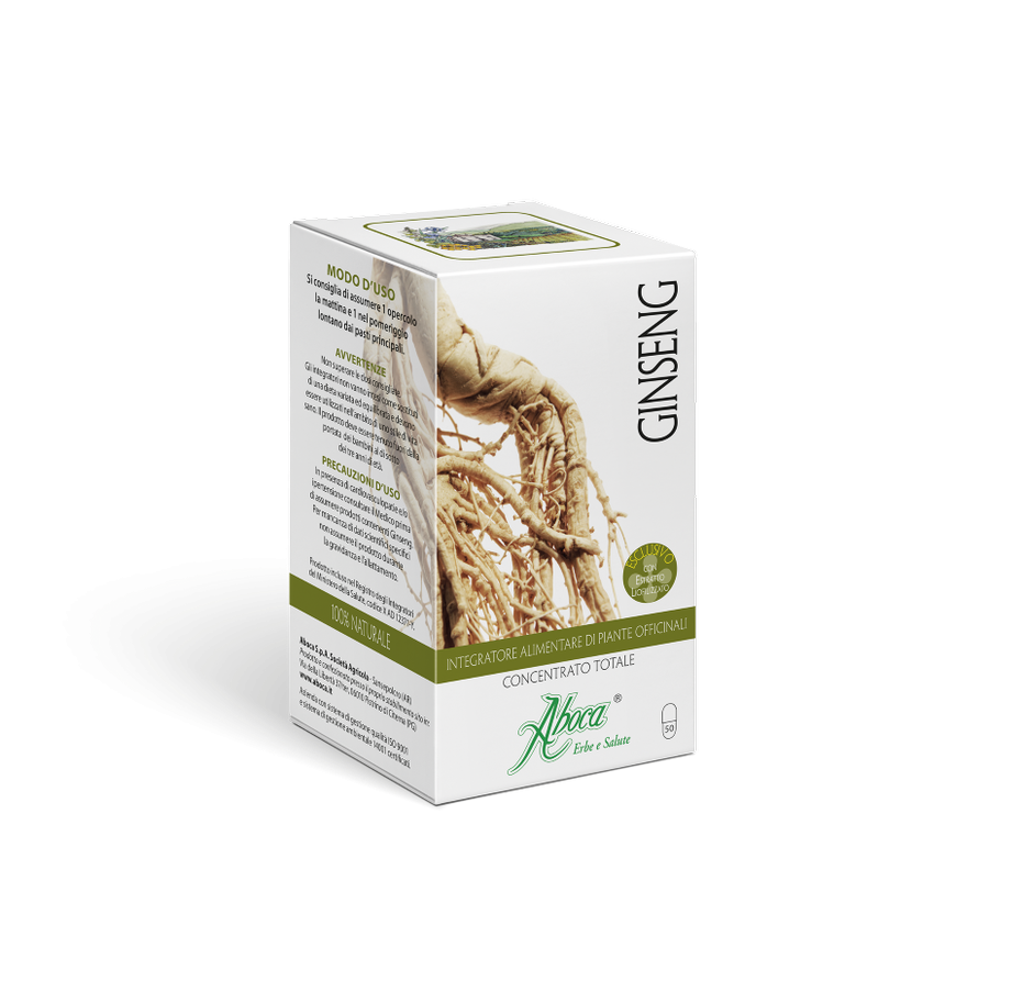Aboca Ginseng Concentrato Totale Tonico 50 Opercoli