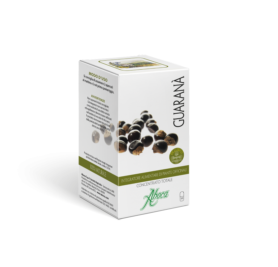 Aboca Guaranà Integratore Ricostituente 50 Opercoli