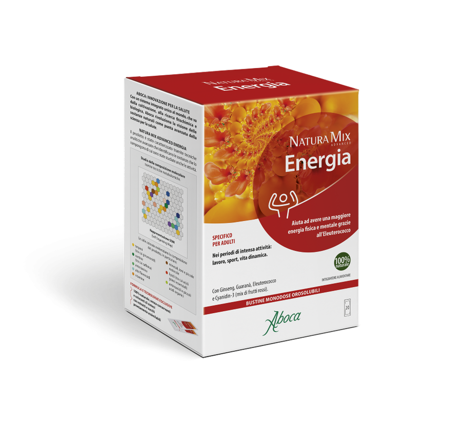 Aboca Natura Mix Advanced Energia Bustine Energizzante