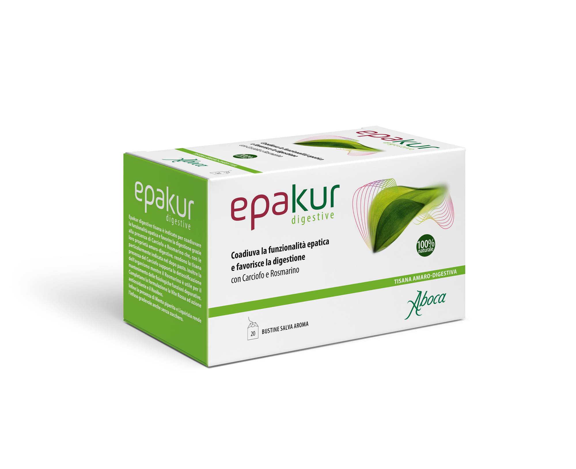 Aboca Epakur Digestive Tisana con funzionalità epatica 20 filtri