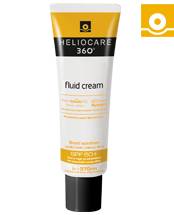 Heliocare 360 Fluid Cream Protezione solare per pelle secca 50 ml