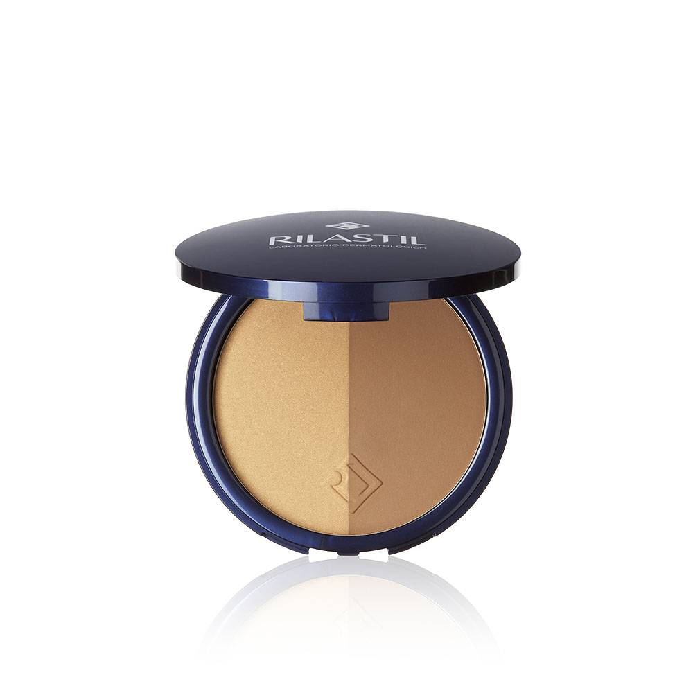 Rilastil Make Up Bronz Pow Duo Terra Compatta Bicolore 10 ml