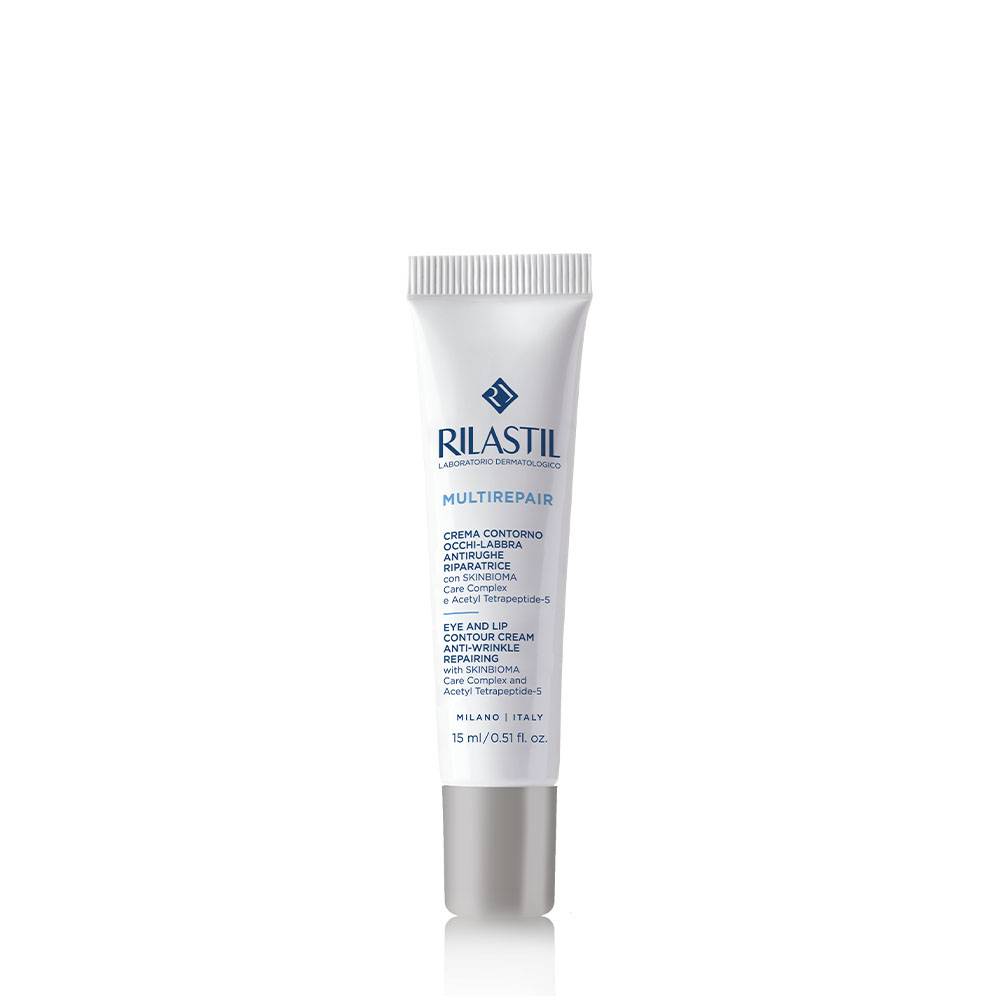 Rilastil Multirepair Crema Contorno Occhi - Labbra Antirughe 15 ml
