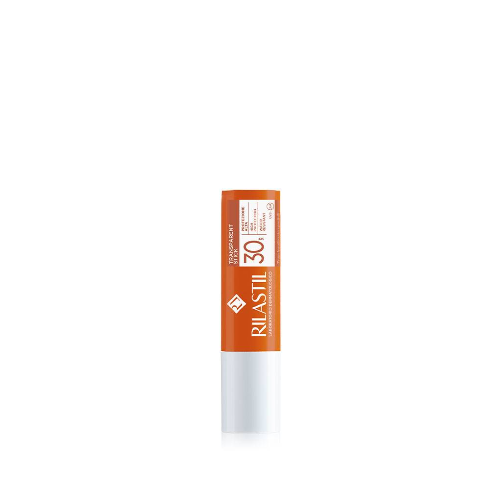 Rilastil Sun System Stick Trasparente SPF30 Zone Sensibili Viso 4 ml