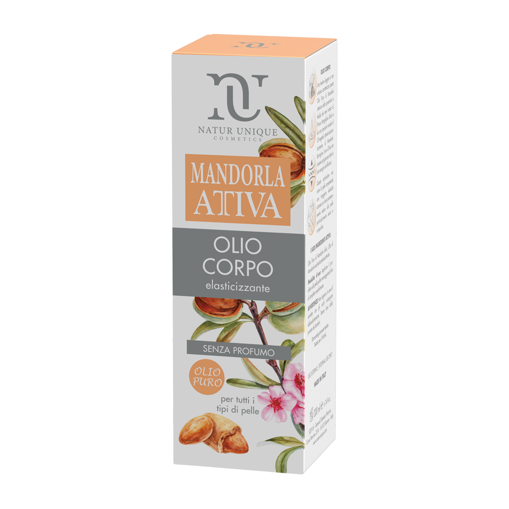 Natur Unique Mandorla Attiva Olio Corpo Elasticizzante Senza Profumo 200 Ml