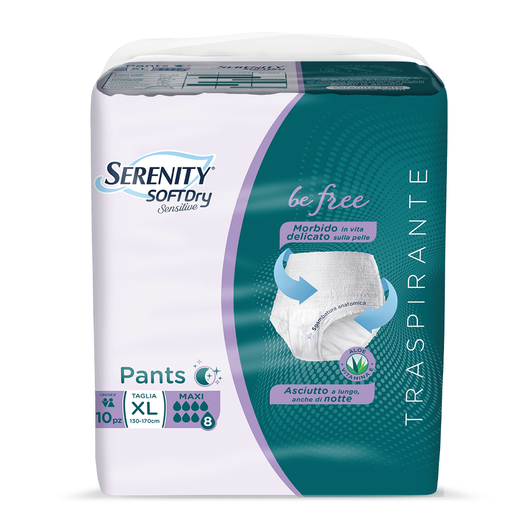 Serenity SoftDry Sensitive Pants Maxi Taglia XL 10 Pezzi