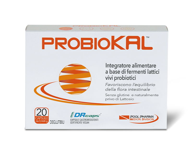 Probiokal Integratore di Fermenti Lattici Probiotici 20 capsule