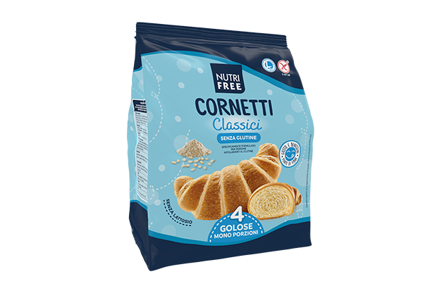 Nutrifree Cornetti Classici Senza Glutine e Lattosio 4 X 50 G
