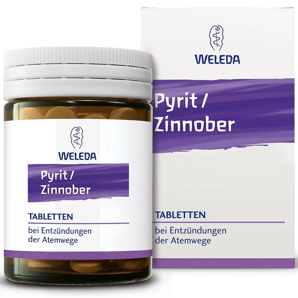 Weleda Pyrit Zinnober Rimedio Omeopatico per le Infezioni Respiratorie 80 Compresse