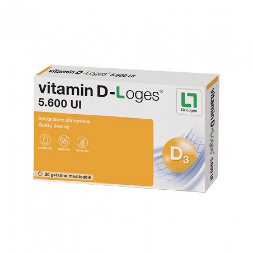 Biofarmex Vitamin D - Loges Integratore di Vitamina D 30 gelatine