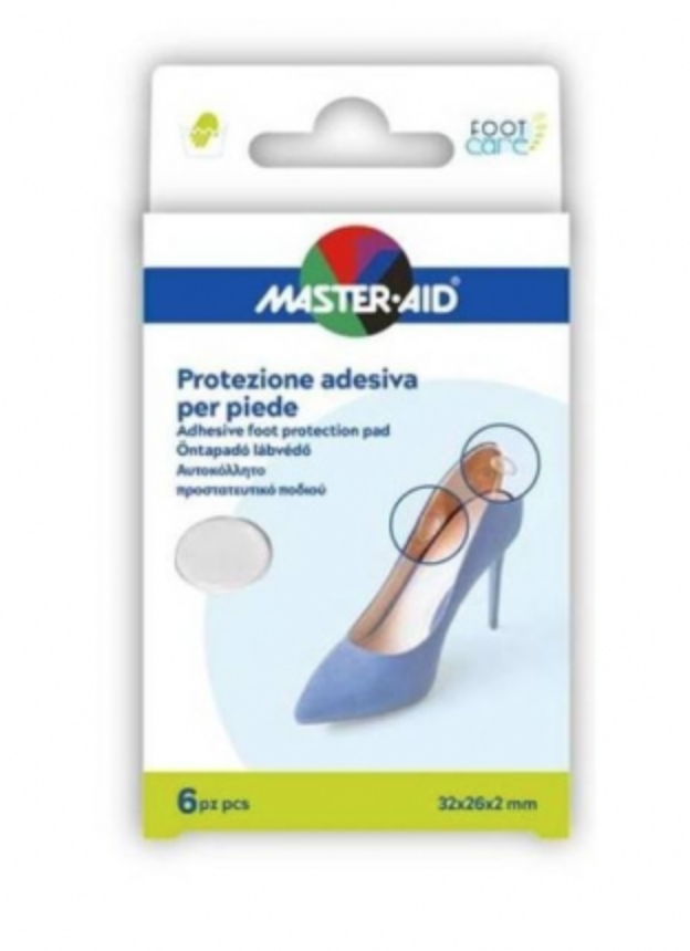 Master - aid Foot Care Protezione Gel Adesiva 6 Pezzi