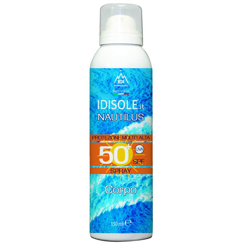 Idisole.It Nautilus 50+ Spf Uva Spray Corpo Protezione Molto Alta 150 ml