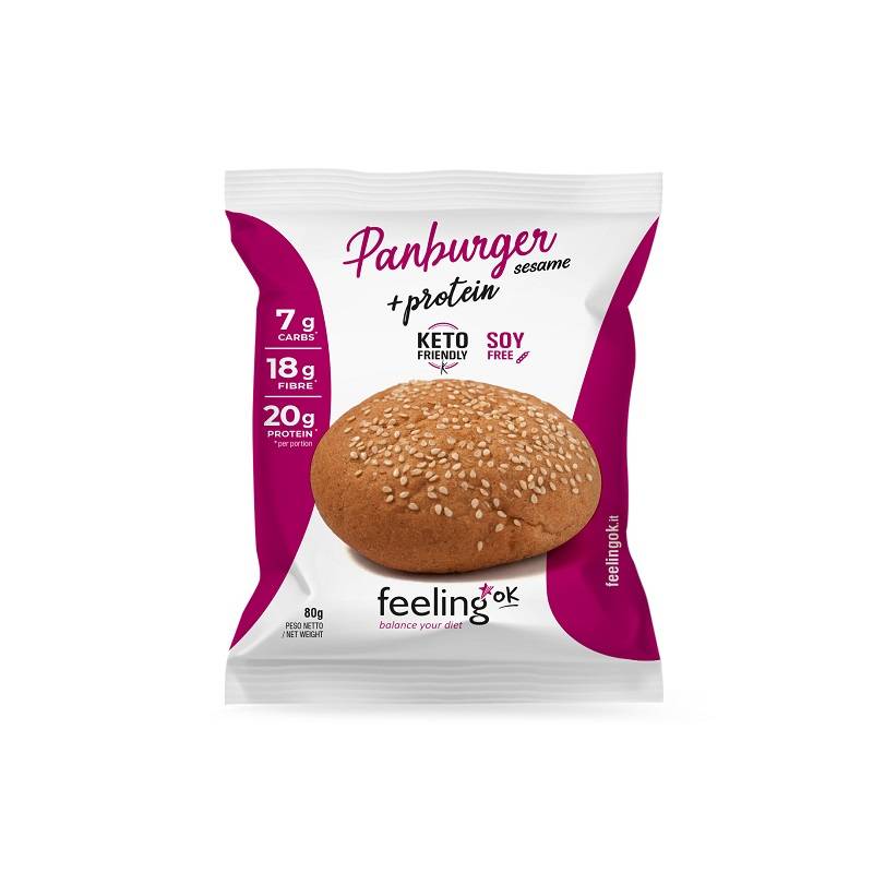 Feeling Ok Panburger Start +Protein Panino Proteico 80 g